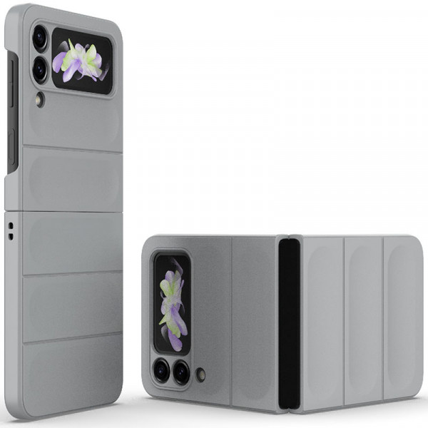

Пластиковый чехол Flex Matte для Samsung Galaxy Z Flip 3, серый, Flex Matte