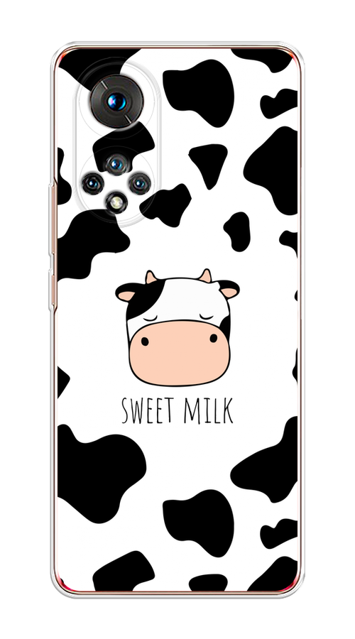 

Чехол на Huawei Honor 50 "Sweet milk", Розовый;белый;черный, 6105450-1