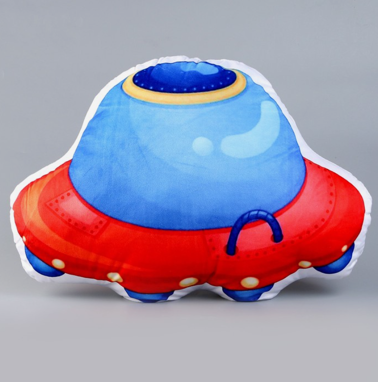 Мягкая игрушка Летающая тарелка, 55 см