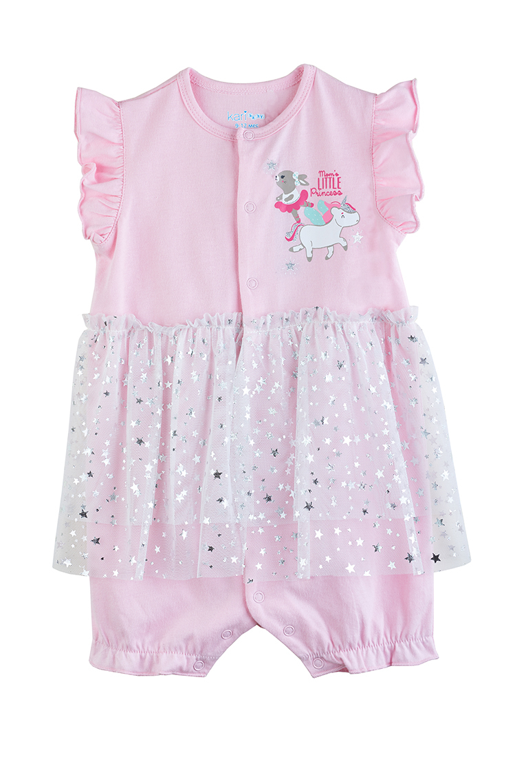 

Песочник детский Kari baby SS21B11401505 розовый р.74, SS21B11401505