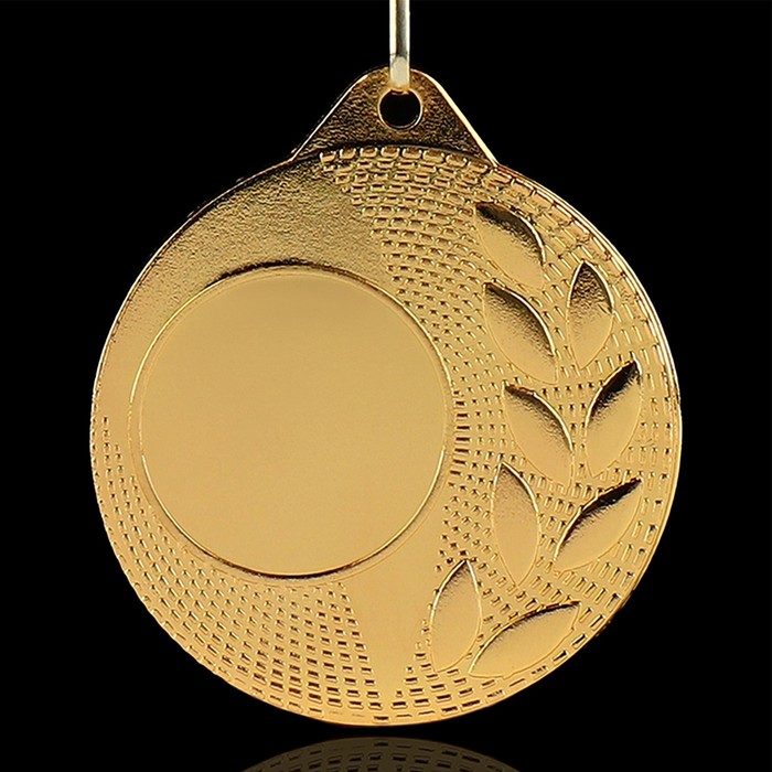 Медаль под нанесение, золото, d = 5 см