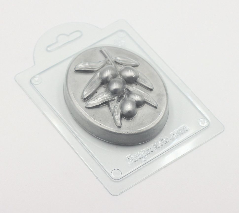 

Форма для шоколада пластиковая AnyMolds олива на овале, Прозрачный
