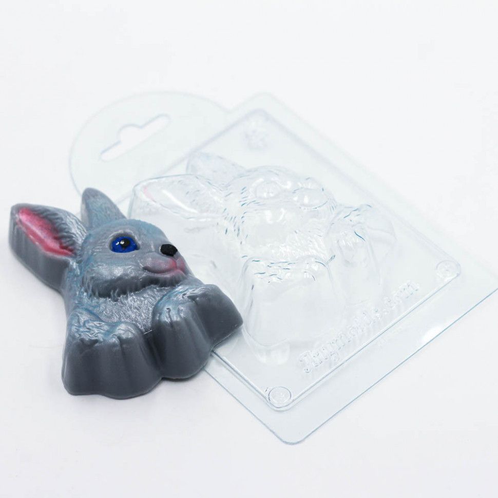

Форма для шоколада, мармелада AnyMolds кролик из толстого пластика, Прозрачный
