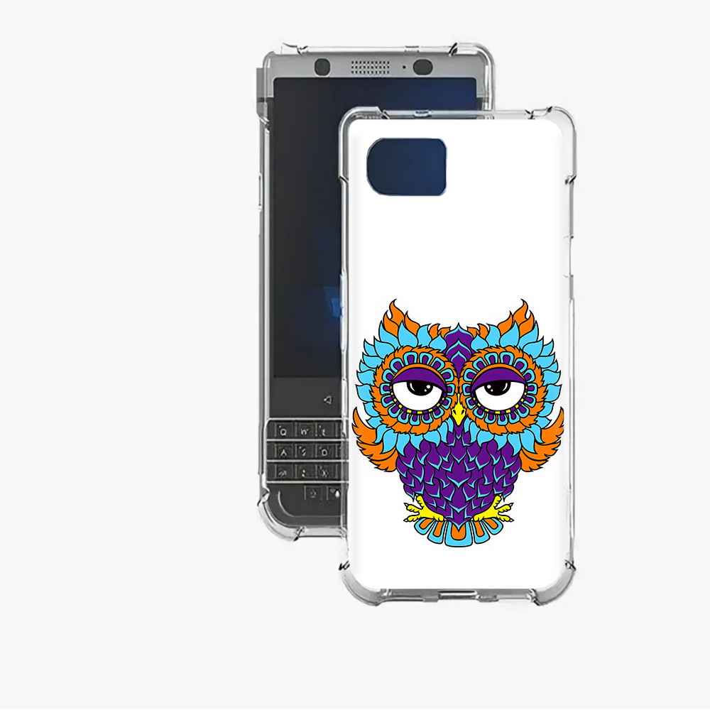 

Чехол MyPads Tocco для BlackBerry Motion Цветная сова, Прозрачный, Tocco