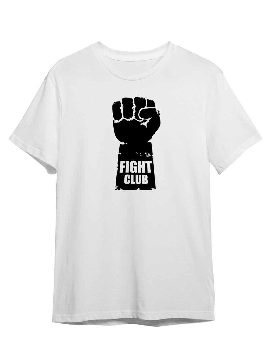 

Футболка унисекс СувенирShop Бойцовский клуб/Тайлер/Брэд Питт 21 белая 3XL, "Бойцовский клуб/Тайлер/Брэд Питт" 21