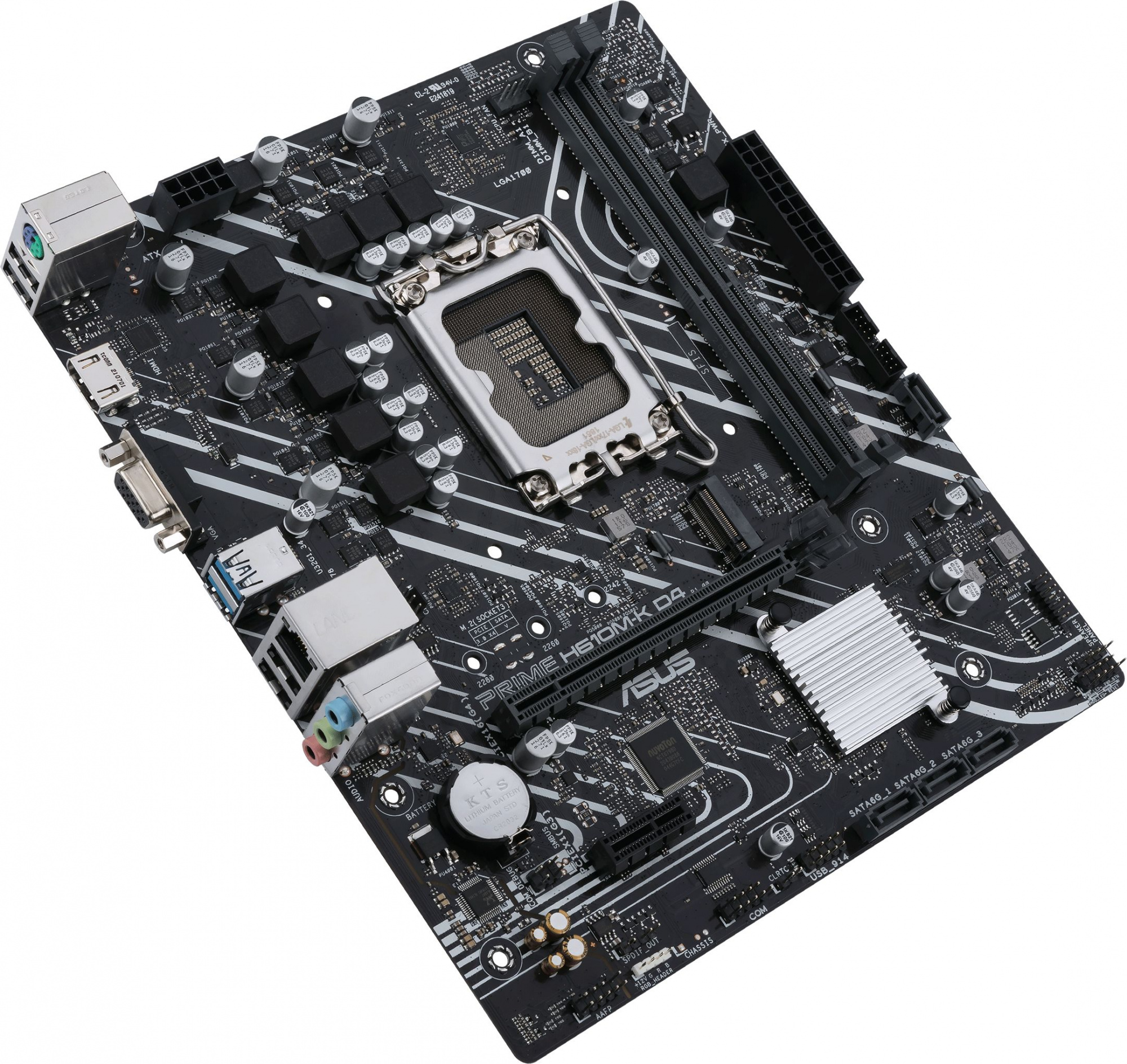 

Материнская плата ASUS PRIME H610M-R D4-SI (90MB1A10-M0EAY0), PRIME H610M-R D4-SI