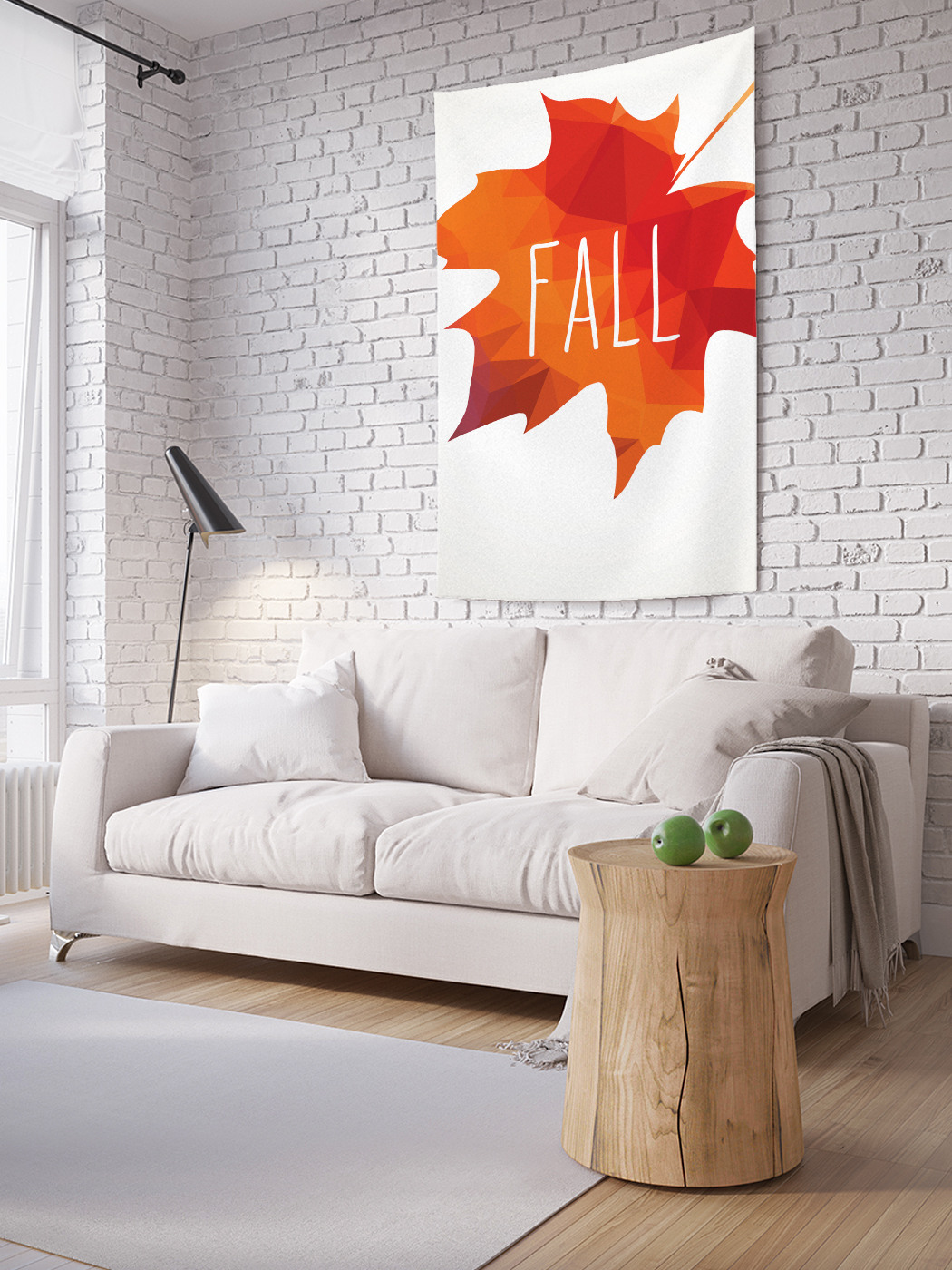 

Вертикальное фотопанно на стену JoyArty Падение листа 100x150 см, Падение листа