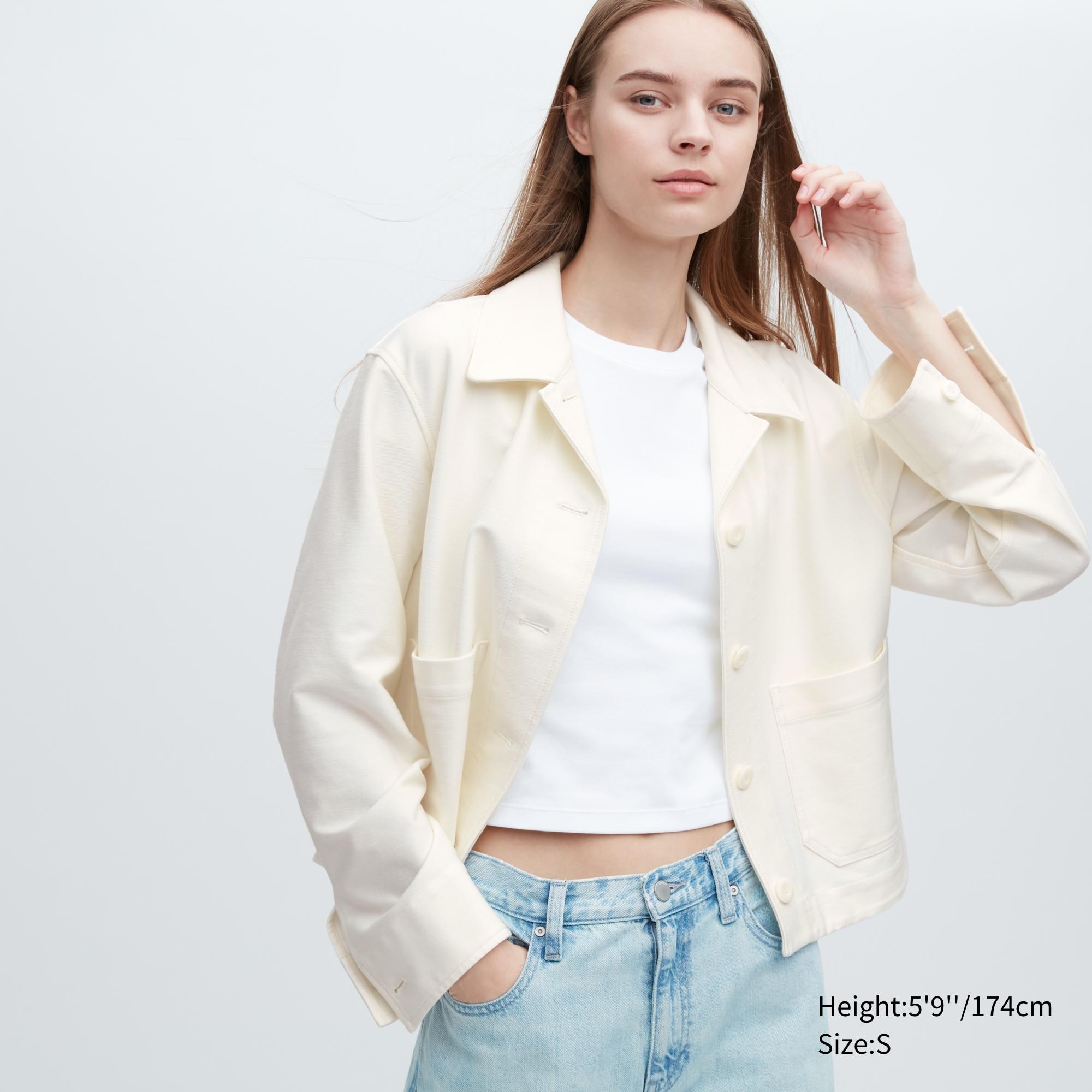 Жакет женский UNIQLO 456089COL01 белый 2XL (доставка из-за рубежа)