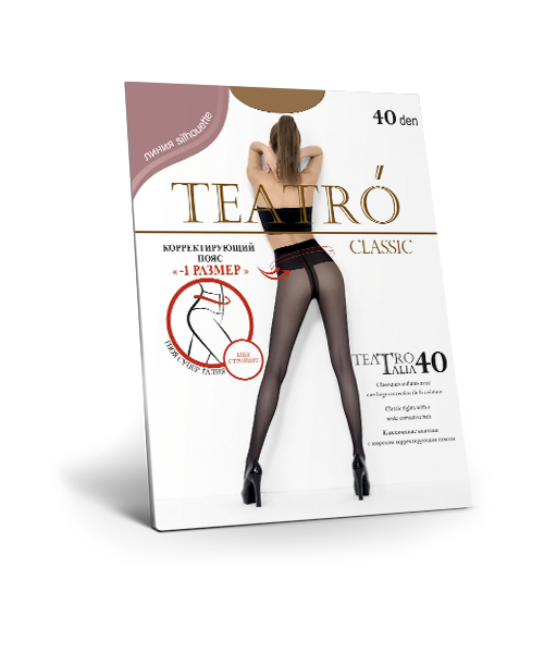 

Колготки женские Teatro бежевые 4
