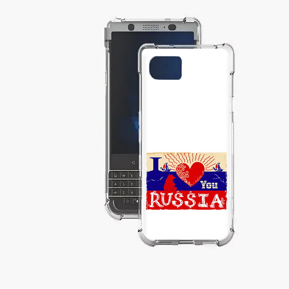 

Чехол MyPads Tocco для BlackBerry Motion Люблю Россию, Прозрачный, Tocco