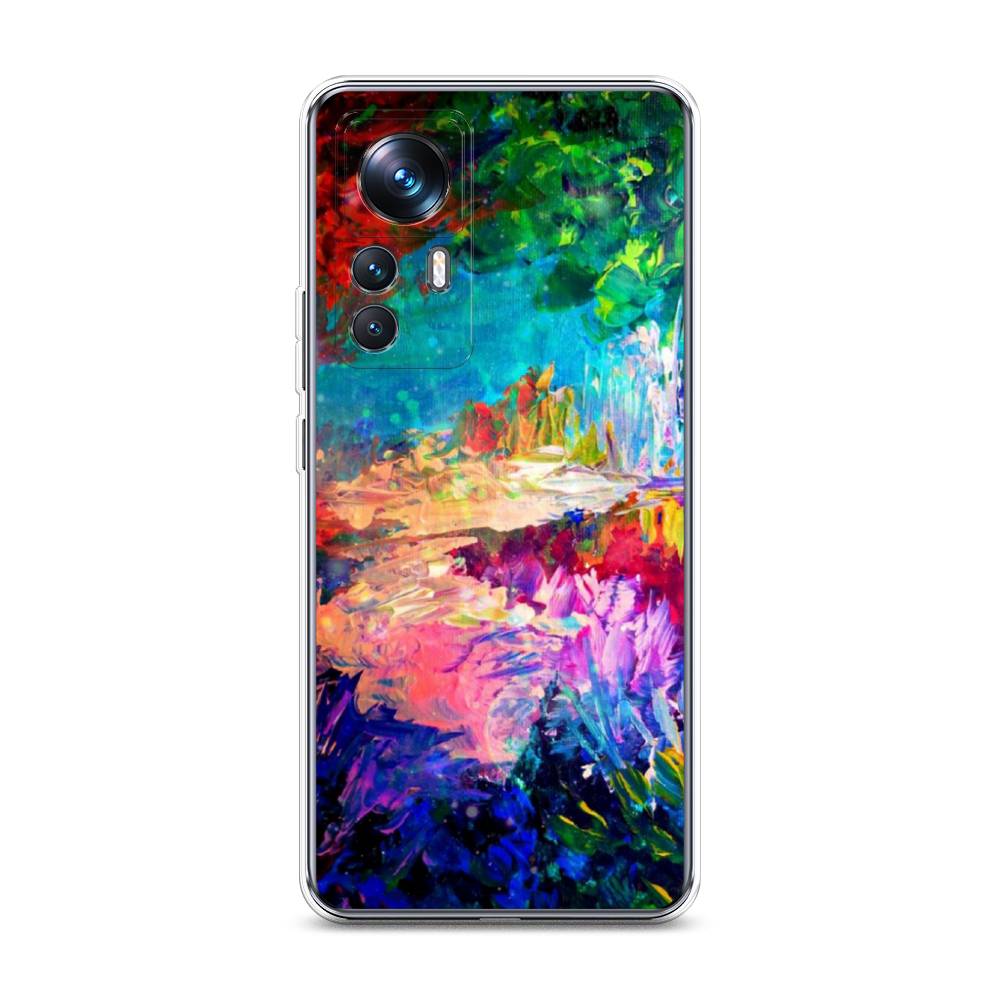 

Чехол на Xiaomi 12T Pro "Лес-гуашь", Синий;розовый;зеленый, 315750-4