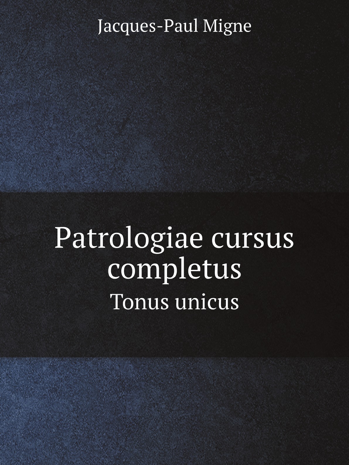 

Patrologiae cursus completus : Series latina