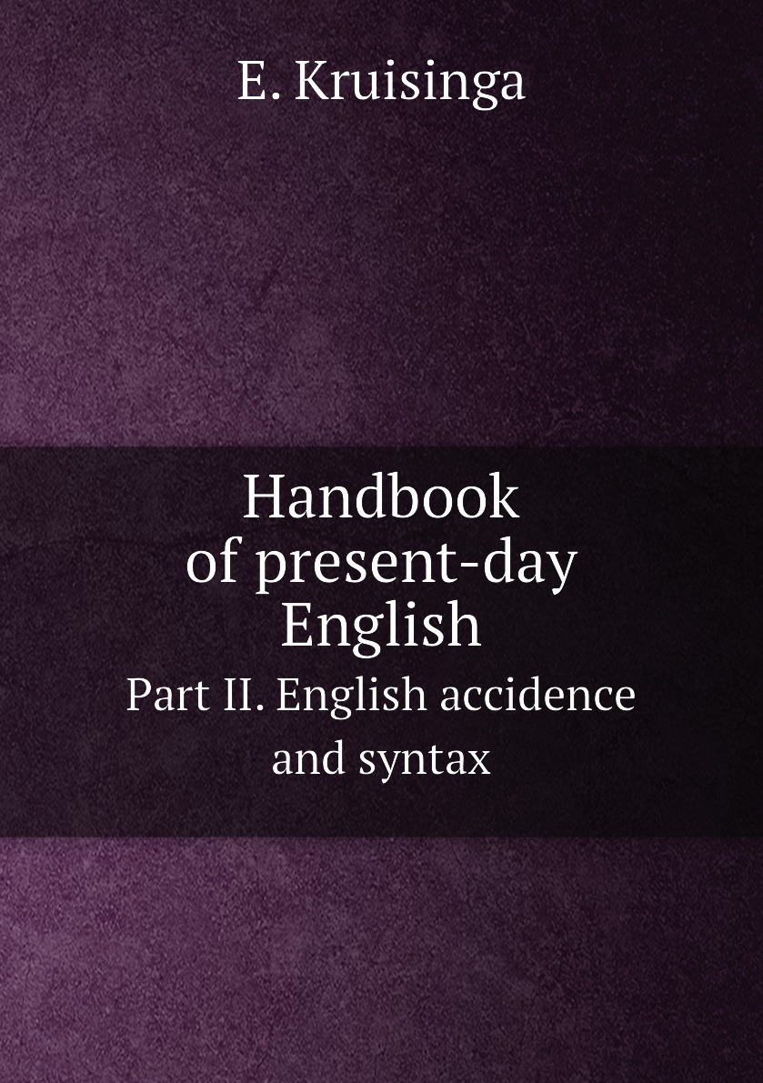 

Handbook of present-day English