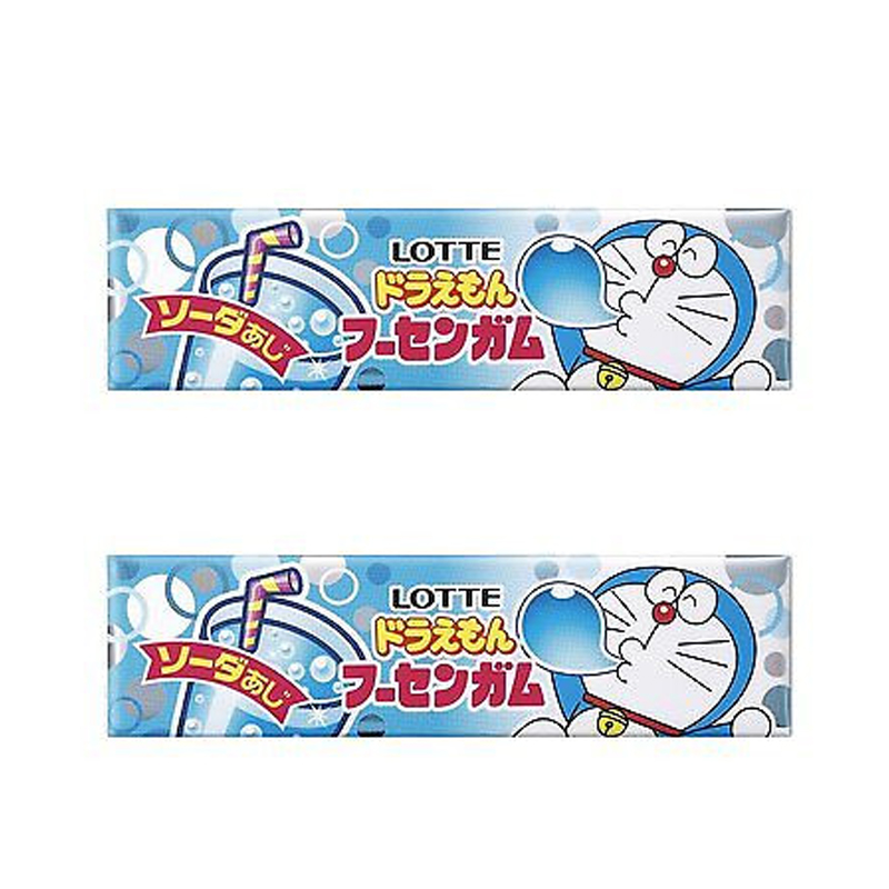 Японская жевательная резинка Doraemon надувная Lotte (2 шт. по 13,8 г)