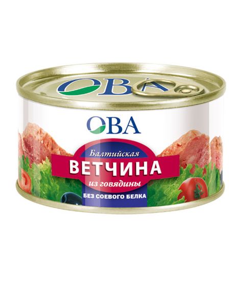 Ветчина ОВА Балтийская из говядины 325г