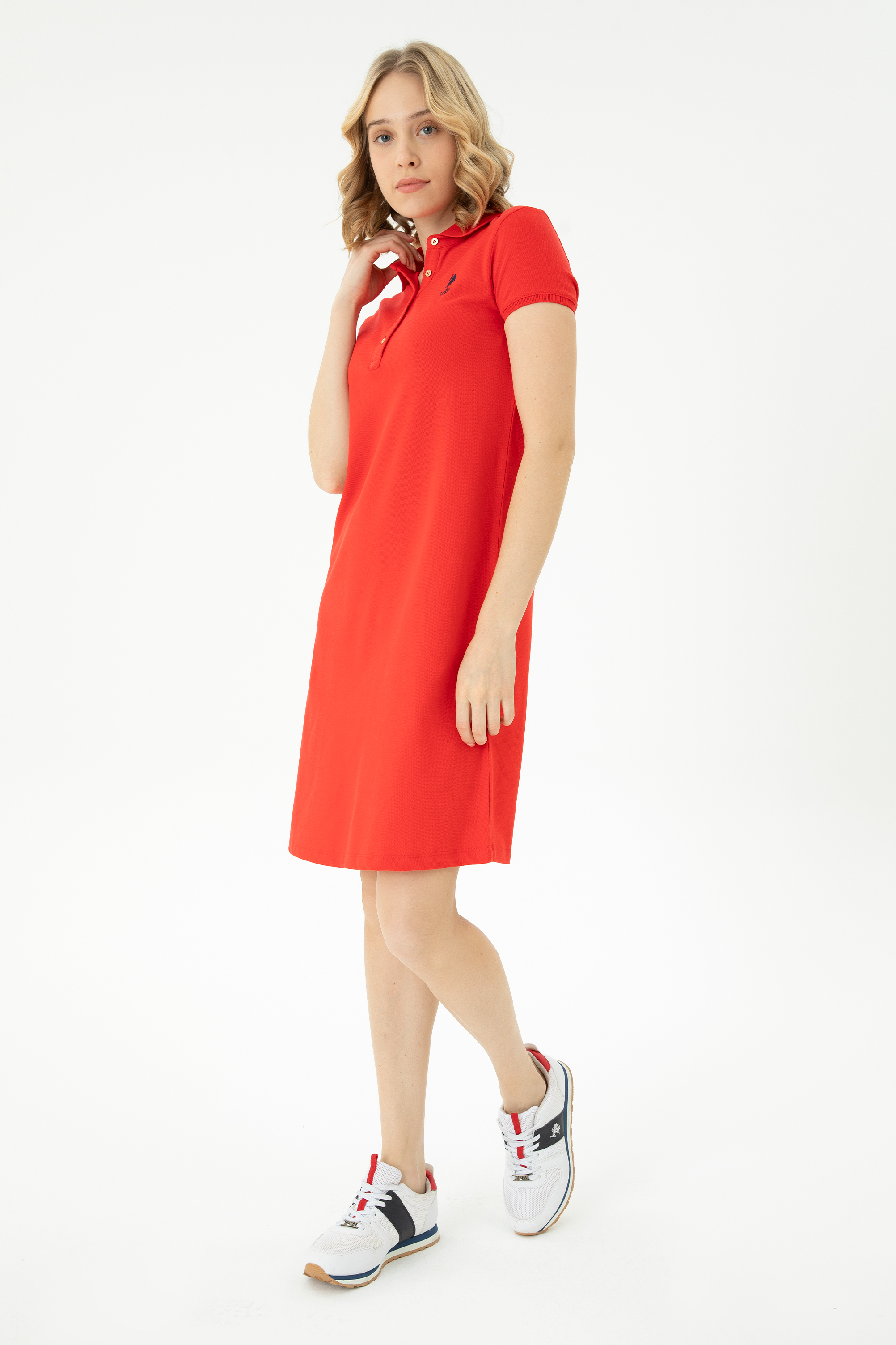 Платье женское US Polo Assn G082GL0750GURLIN23 красное M