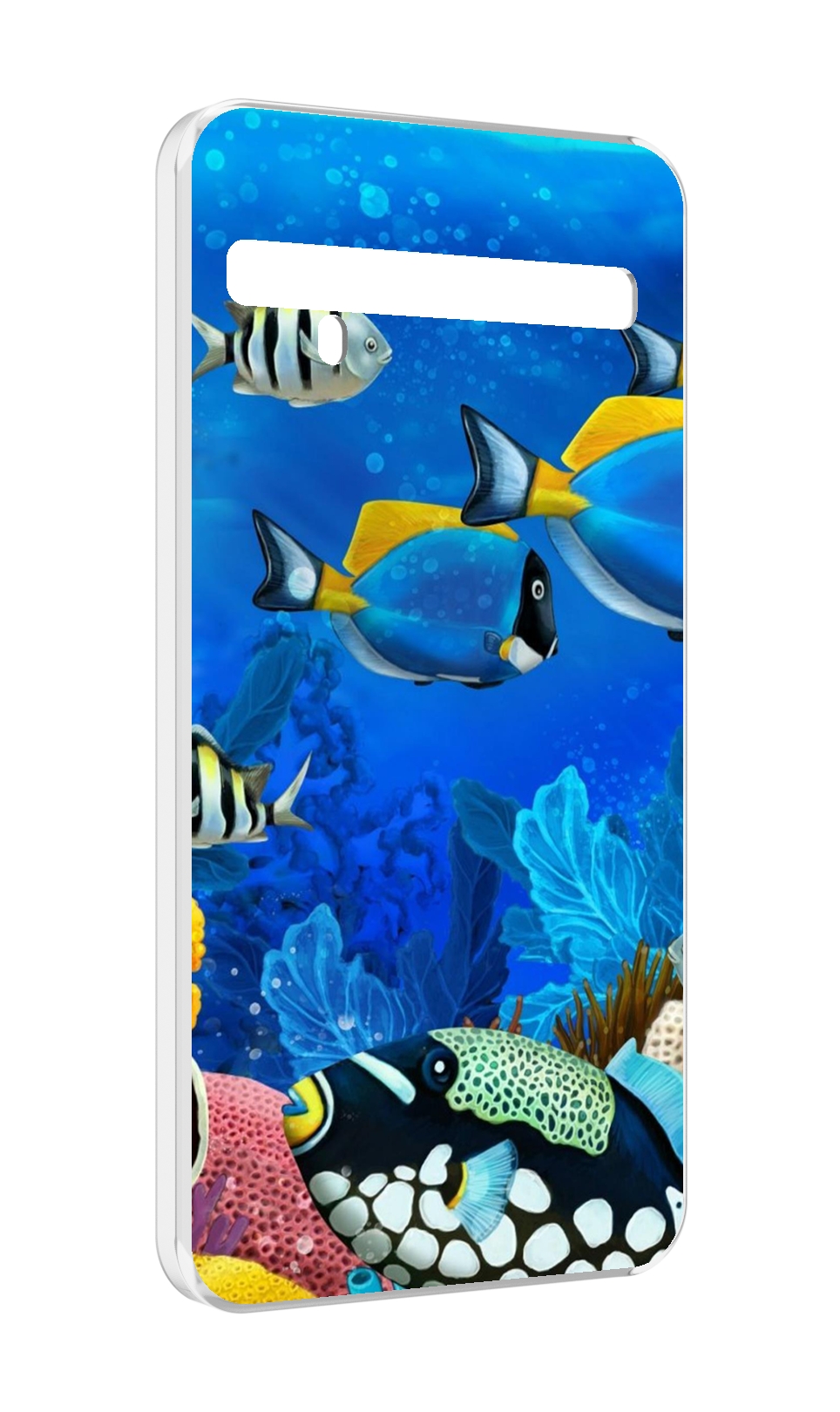 

Чехол MyPads Рыбки для TCL 10 Pro / TCL 10 + Plus, Прозрачный, Tocco