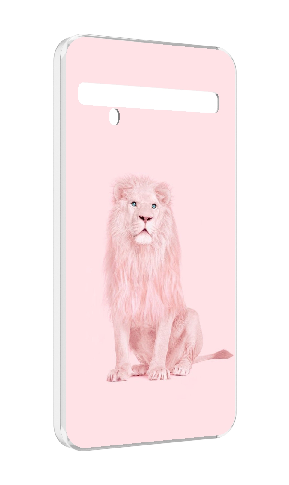 

Чехол MyPads Розовый-лев для TCL 10 Pro / TCL 10 + Plus, Прозрачный, Tocco
