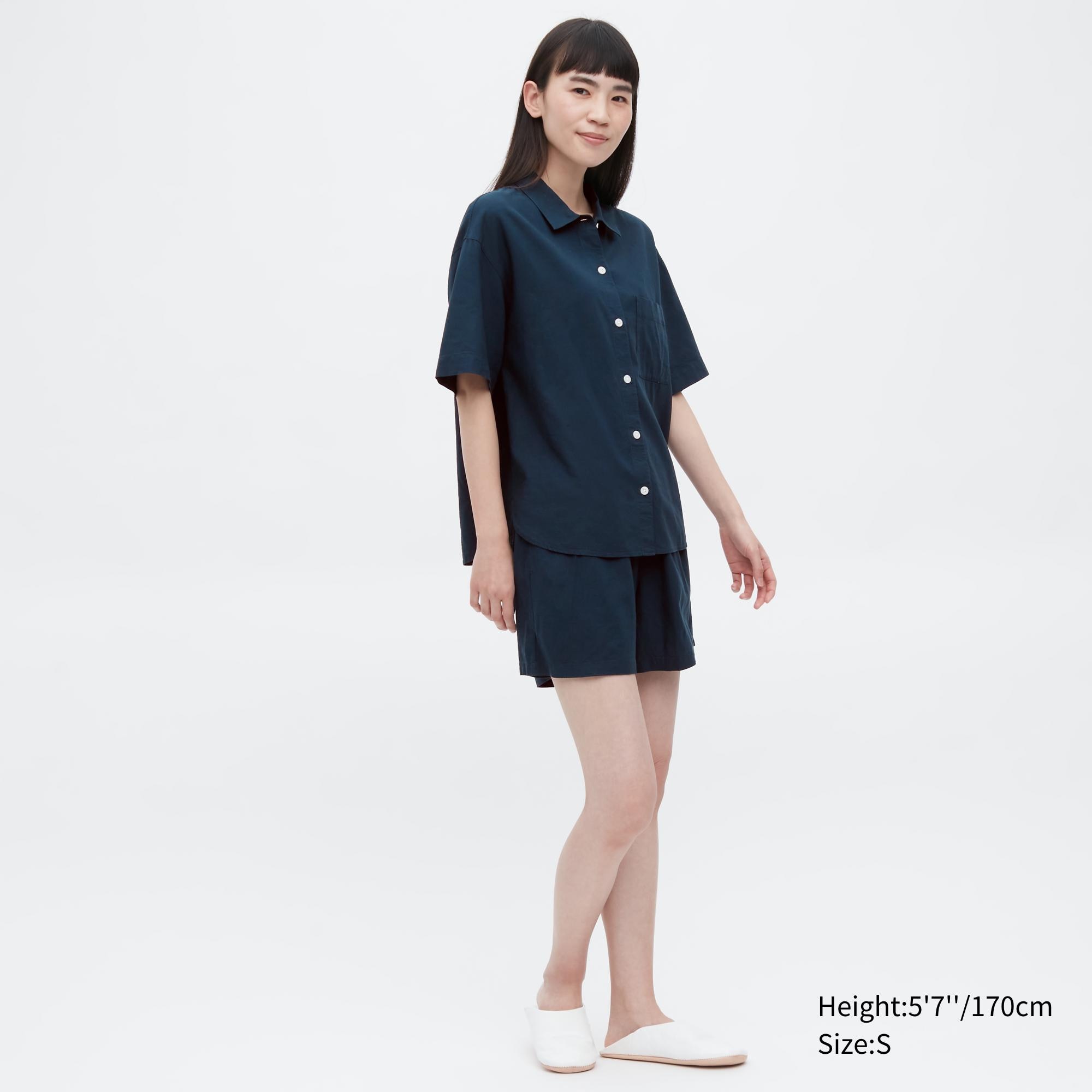 Пижама женская UNIQLO 460562COL68 синяя 2XS (доставка из-за рубежа)