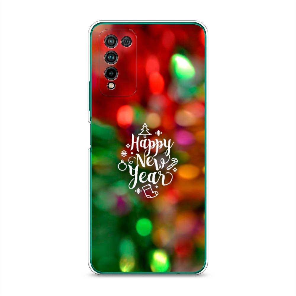 

Чехол на Honor 10X Lite "Новый Год на елке", Зеленый;красный;желтый, 6104650-5