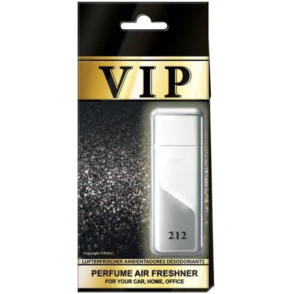 фото Ароматизатор подвесной! caribi vip 212 по мотивам carolina herrera '212 vip men'