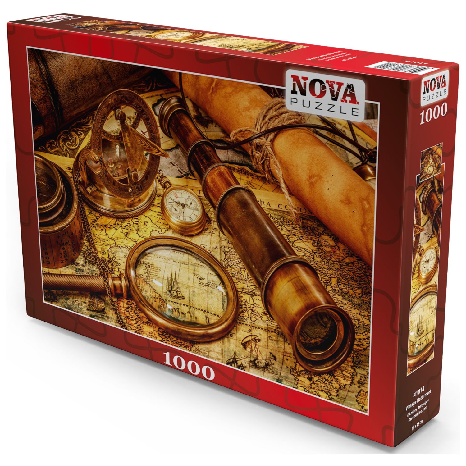 

Пазл Nova Puzzle 1000 дет Винтажный натюрморт, NVразное