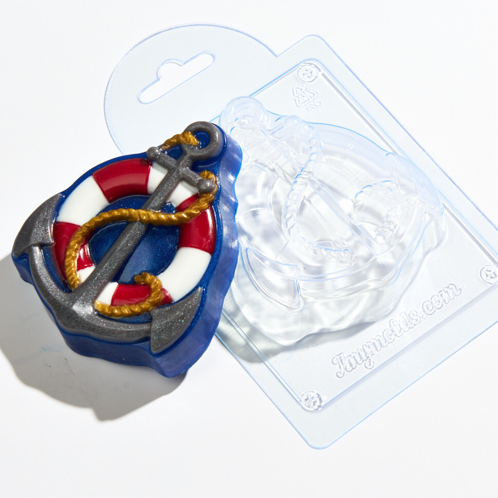 

Форма для шоколада, мармелада AnyMolds якорь из толстого пластика, Прозрачный