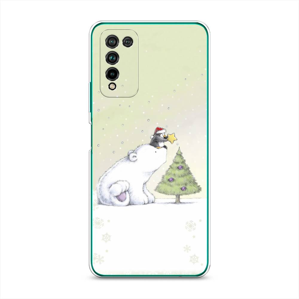 

Чехол для Honor 10X Lite "Украшение елки", Белый;бежевый, 6104650-5