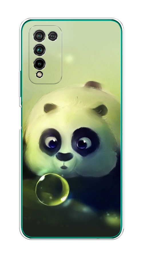 

Чехол на Honor 10X Lite "Малыш панды", Зеленый;черный;серый, 6104650-1