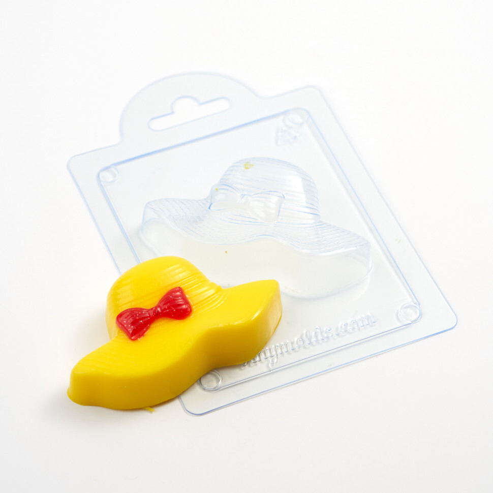 

Форма для шоколада пластиковая AnyMolds шляпка дамская, Прозрачный