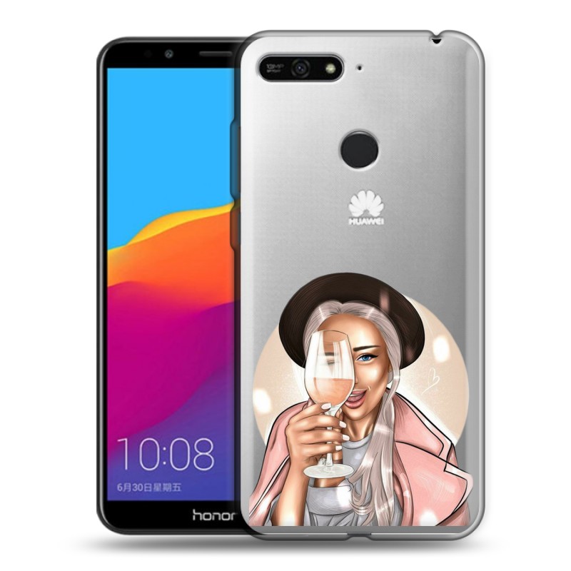 фото Прозрачный чехол для huawei y6 prime 2018 100gadgets