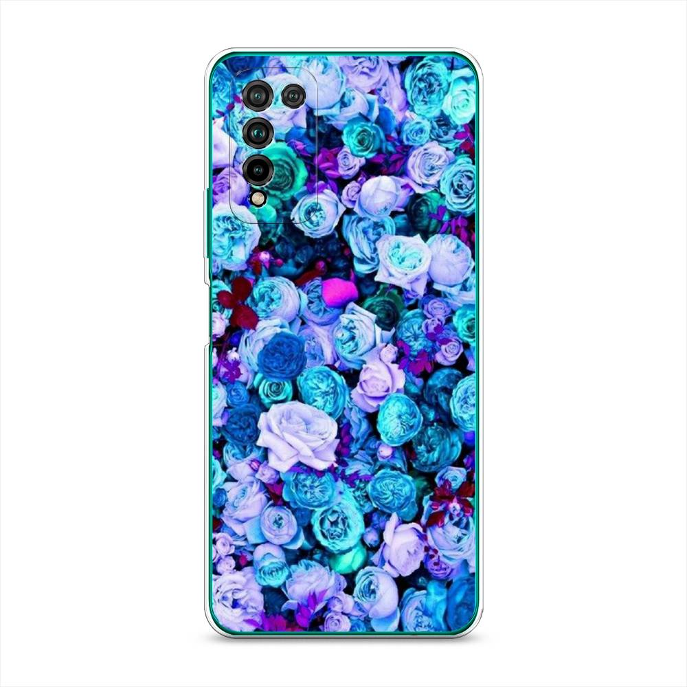 

Чехол на Honor 10X Lite "Цветочный ковер", Фиолетовый, 6104650-2