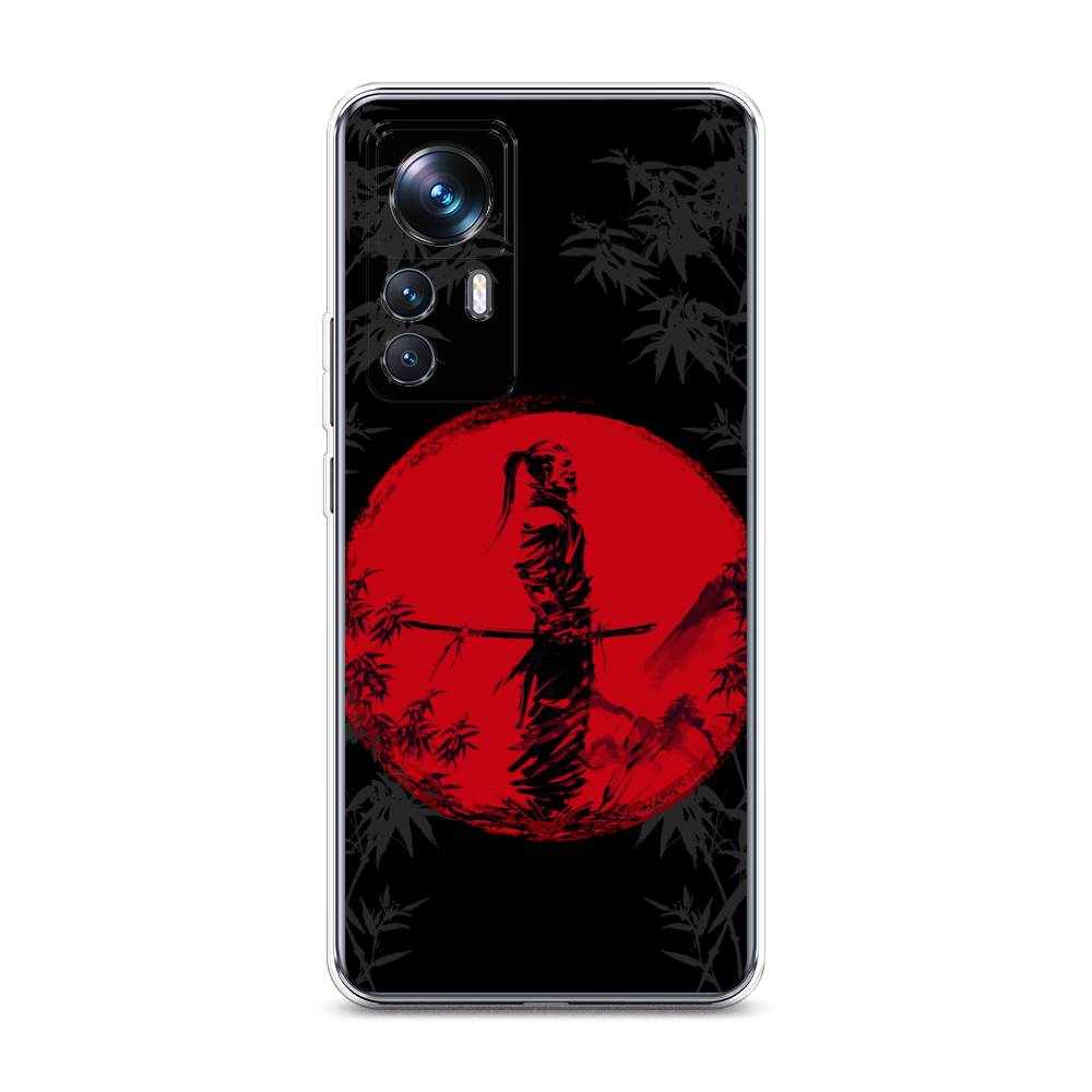 

Чехол на Xiaomi 12T Pro "Самурай на красном фоне", Черный;красный;серый, 315750-4