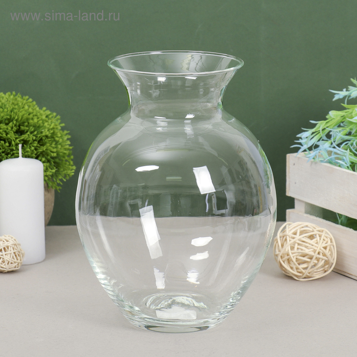 

Ваза Татьяна средняя 20х14см, 1,9л
