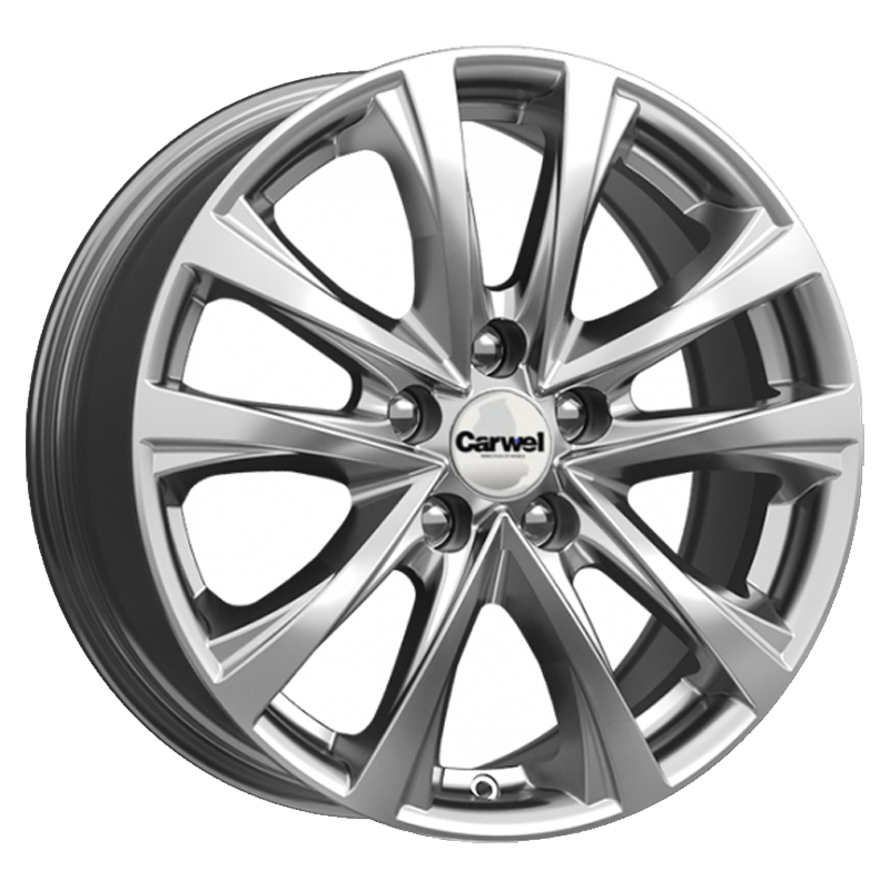 

Колесный диск Carwel Касли 167 7.0x17/5x112 D66.6 ET46, Серебристый