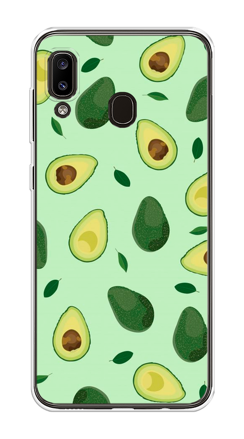 

Чехол на Samsung Galaxy A30/A20 "Blue avocado", Коричневый;зеленый, 27650-1
