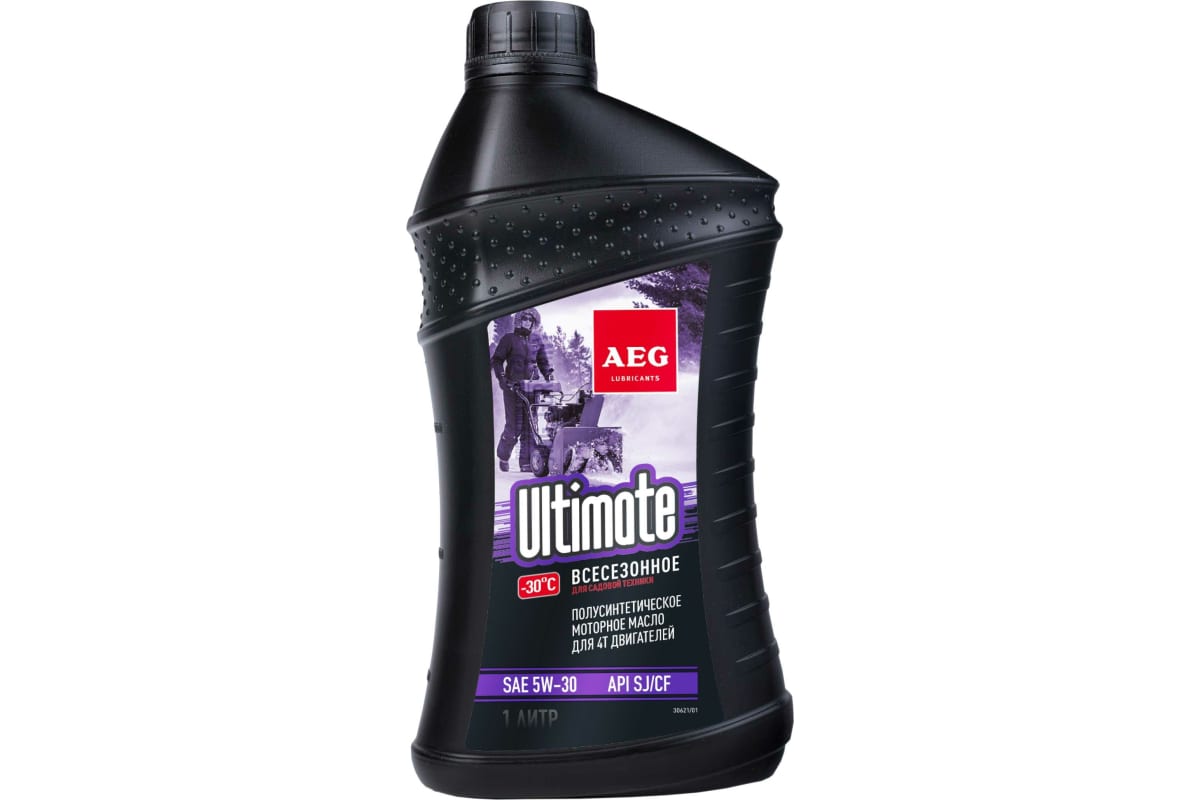 

Масло четырехтактное полусинтетическое Ultimate (1л; SAE 5W30; API SJ/CF) AEG Lubricants 3