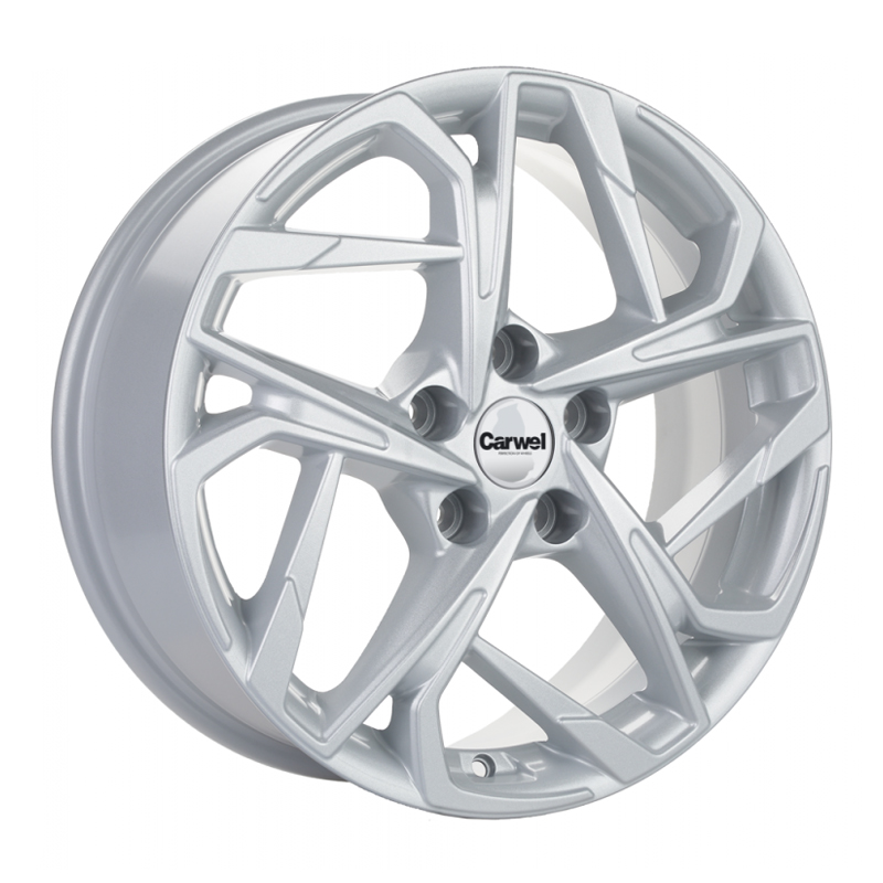

Колесный диск R17 5x112 7j Et45 D57,1 Carwel Цаган 1716 Slt CARWEL 98692 Slt, Серебристый