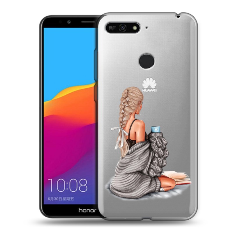 фото Прозрачный чехол для huawei y6 prime 2018 100gadgets