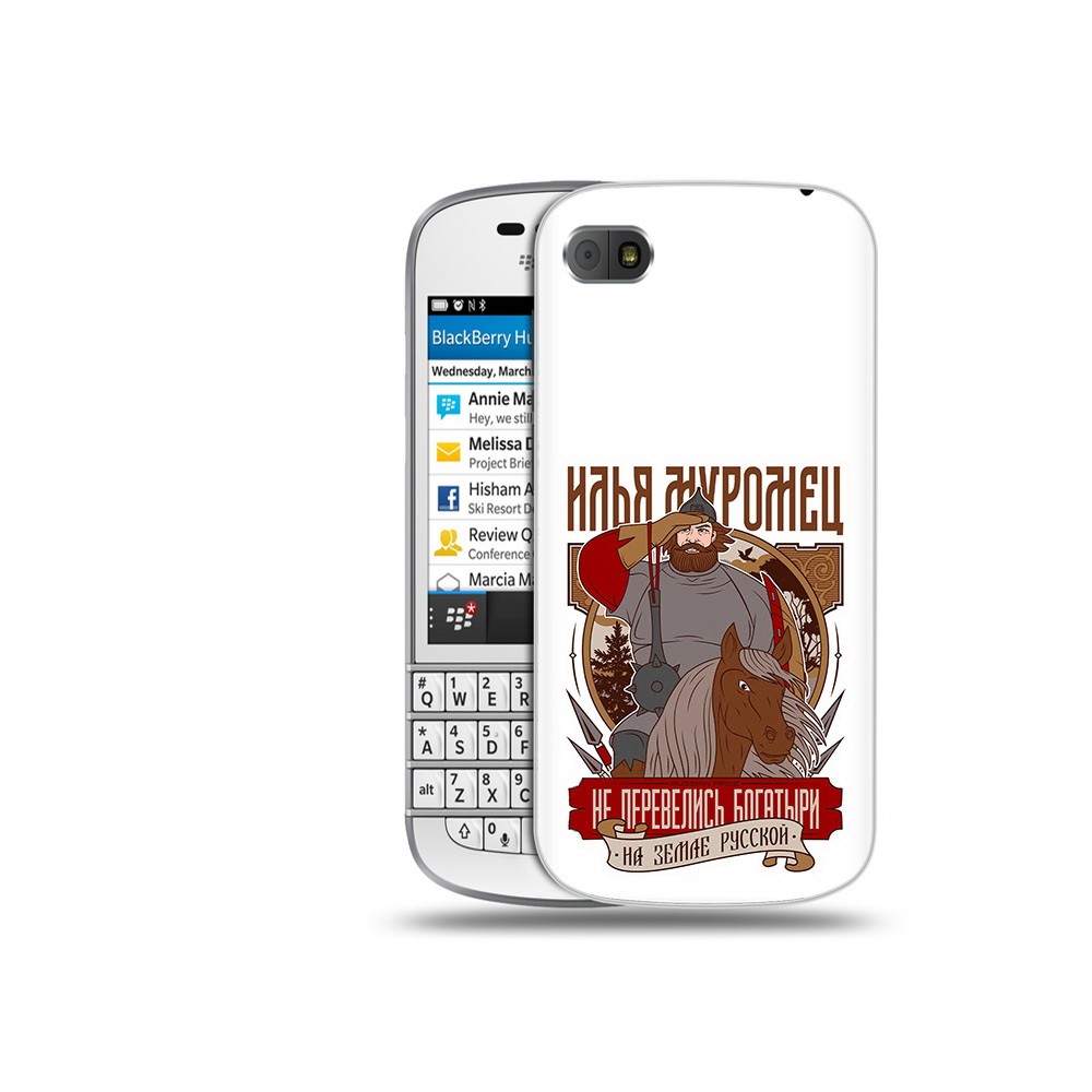

Чехол MyPads Tocco для BlackBerry Q10 Илья Муромец, Прозрачный, Tocco