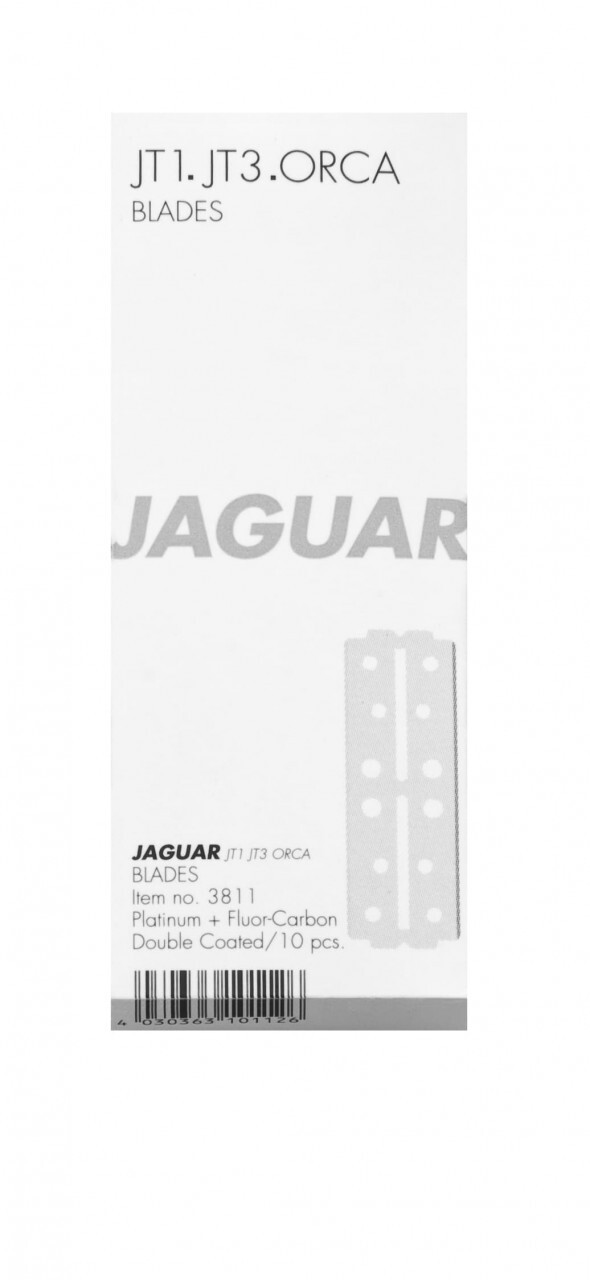 Лезвия сменные к бритве Jaguar JT1, JT3, ORCA 62 мм 10 шт 3811