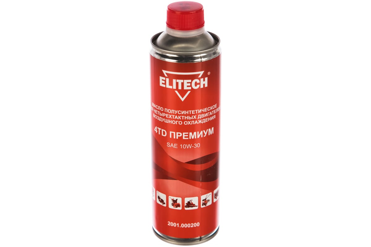 Моторное масло Elitech полусинтетическое SAE 4-Т 10W30 0.6 л