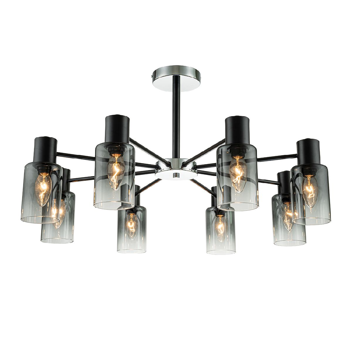 

Люстра на штанге Escada Diversity 2120/8P Black, Diversity