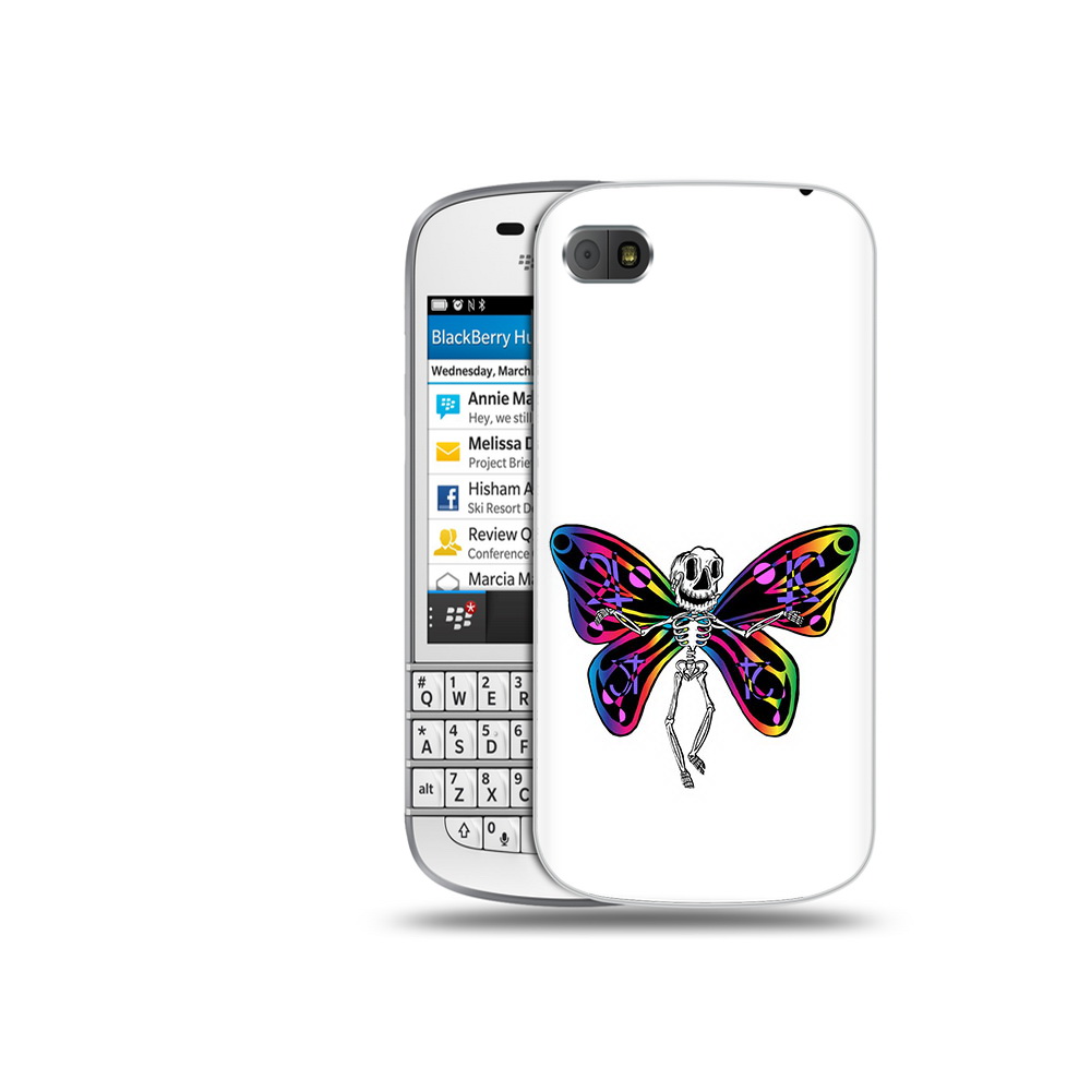 

Чехол MyPads Tocco для BlackBerry Q10 эффект бабочки, Прозрачный, Tocco