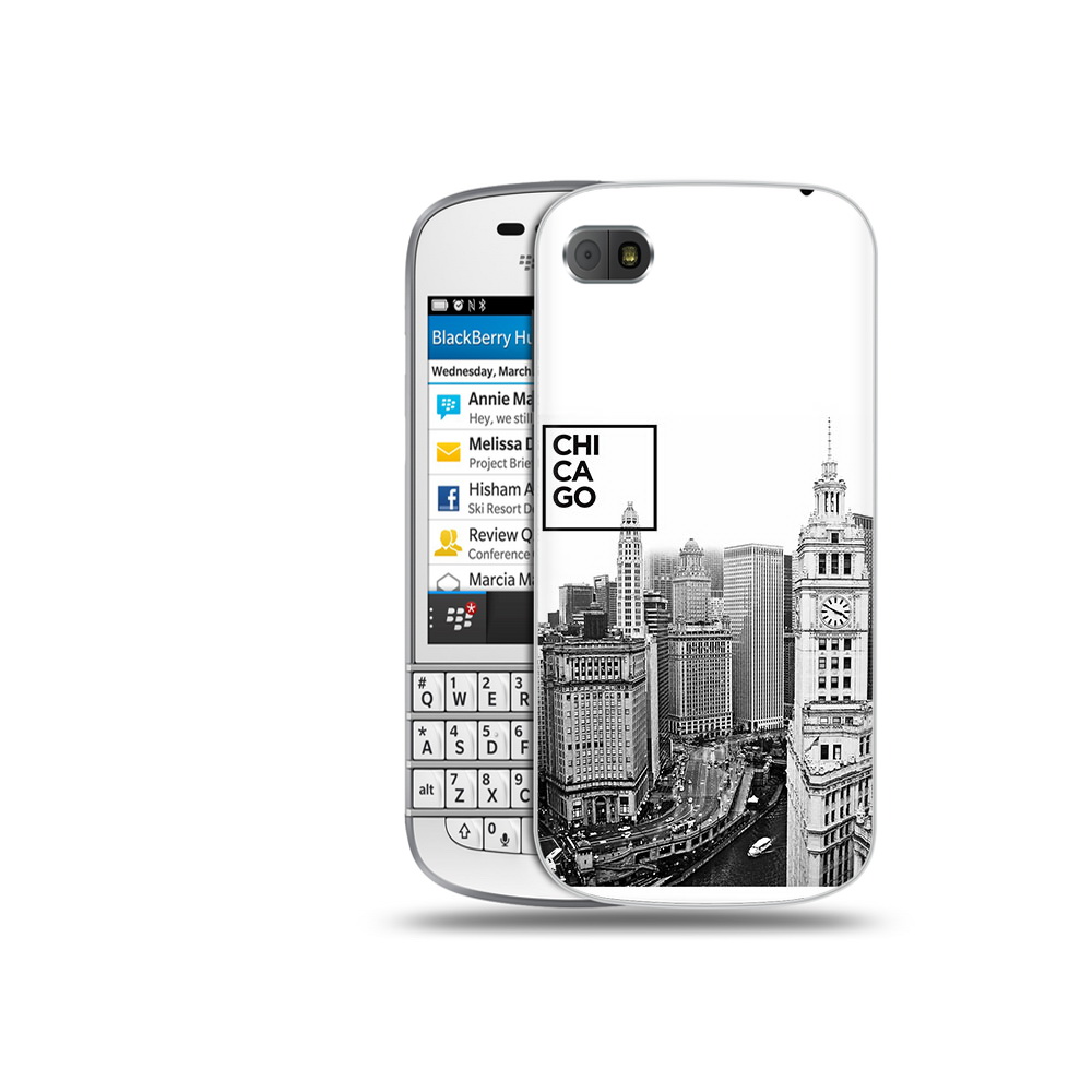 

Чехол MyPads Tocco для BlackBerry Q10 черно белый чикаго, Прозрачный, Tocco