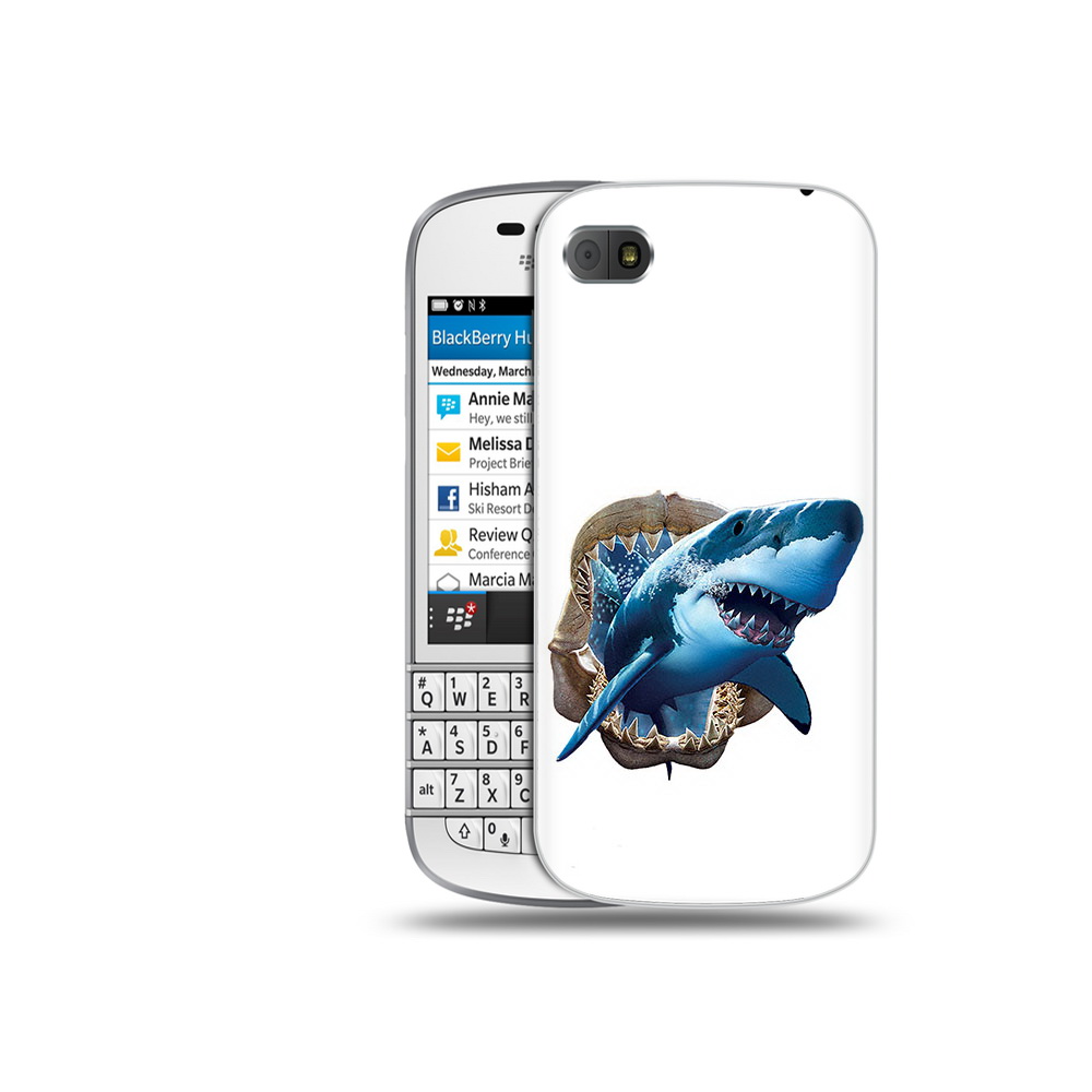 

Чехол MyPads Tocco для BlackBerry Q10 челюсти, Прозрачный, Tocco