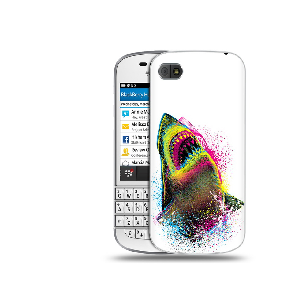 

Чехол MyPads Tocco для BlackBerry Q10 челюсти-2, Прозрачный, Tocco