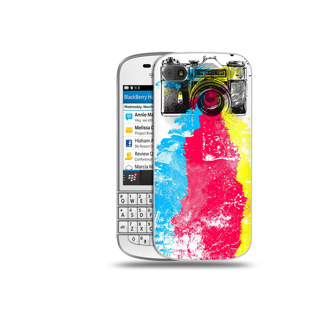 

Чехол MyPads Tocco для BlackBerry Q10 цветной фотоаппарат, Прозрачный, Tocco