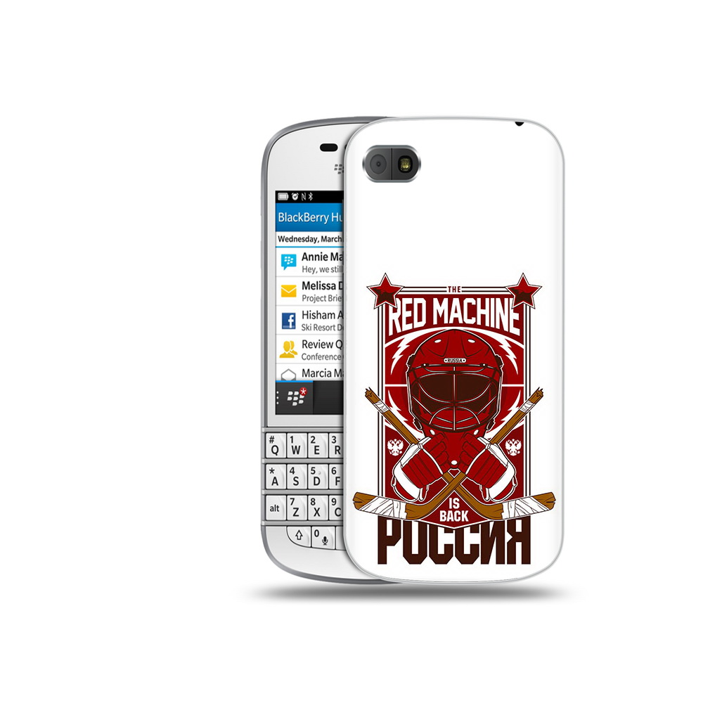 

Чехол MyPads Tocco для BlackBerry Q10 хоккей россия, Прозрачный, Tocco