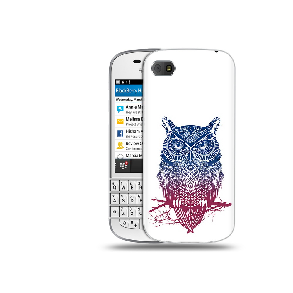 

Чехол MyPads Tocco для BlackBerry Q10 хиппи сова, Прозрачный, Tocco